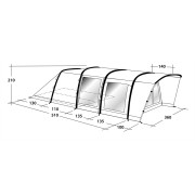 Namuchowany namiot Outwell Flagstaff 6A