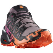 Buty damskie Salomon Speedcross 6 Gore-Tex szary/pomarańczowy Moonscape / Black / Bird Of Paradise