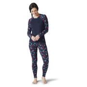 Damska koszulka Smartwool W Merino 250 Baselayer Pattern Crew Bxd