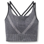 Damska bielizna Smartwool W Intraknit Strappy Bra czarny black heather