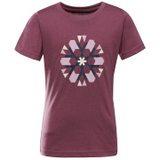 T-shirt dziecięcy Alpine Pro Rejo 3 Purple fioletowy FIALOVÁ