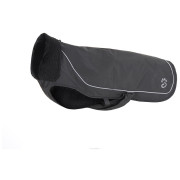 Peleryna dla psa Mountain Paws Fleece-Lined Dog Raincoat czarny Black