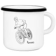 Kubek Warg Cup Cyclist biały white