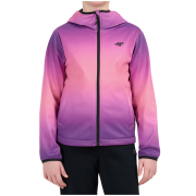 Dziecięca kurtka softshellowa 4F Softshell Jacket F603 Multicolour 3 Allover różowy Multicolour 3 Allover