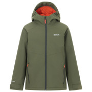 Dziecięca kurtka zimowa Regatta Hillain Warm Lined Dark Khaki khaki DrkKhaTea