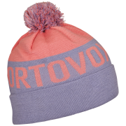 Czapka Ortovox Bobble Knit Beanie różowy/fioletowy Blossom