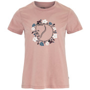 Koszulka damska Fjällräven Fjällblomster Fox T-shirt W różowy Chalk Rose