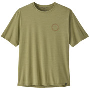 Koszulka męska Patagonia Men's Capilene Cool Daily Shirt - Spoke Stencil zielony Gumtree Green - Light Gumtree Green X-Dye