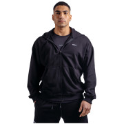 Bluza męska Nebbia Zipper Hoodie with Embroidery Primal czarny BLACK