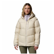Kurtka zimowa damska Columbia Cloudview Down Hooded Jacket beżowy Dark Stone