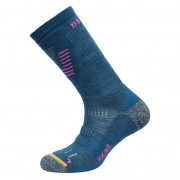 Damskie skarpety Devold Hiking Medium Woman Sock niebieski/różowy Skydiver