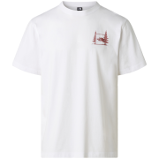 Koszulka męska The North Face Camping Relaxed Short Sleeve Tee-Graph biały TNF WHITE