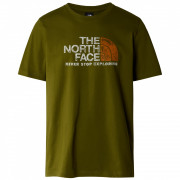 Koszulka męska The North Face M S/S Rust 2 Tee zielony