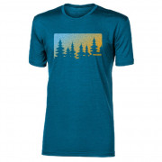 Koszulka męska Progress HRUTUR "FOREST" niebieski