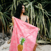 Ręcznik szybkoschnący Towee Ananas 80x160 cm