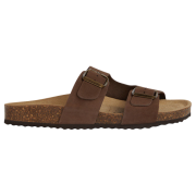 Klapki damskie Geox D Brionia brązowy COFFEE