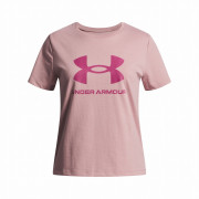 T-shirt dziecięcy Under Armour BIG LOGO SS-PNK jasnoróżowy Pink