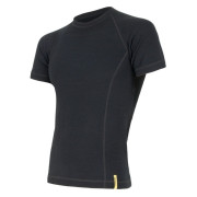 Męska koszulka Sensor Merino DF mân.sc. czarny Black