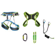 Zestaw Ferratowy Ocún Via Ferrata Webee Chest Set zielony