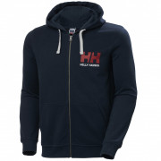 Męska bluza Helly Hansen HH Logo Full Zip Hoodie ciemnoniebieski