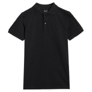 T-shirt dziecięcy 4F Polo Shirt M614 czarny DEEP BLACK