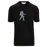 Męska koszulka Icebreaker Tech Lite II SS Tee Trail Hiker czarny Black