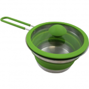 Garnek Vango Cuisine 1L Non-Stick Pot srebrny/zielony herbal
