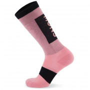 Skarpetki Mons Royale Atlas Merino Snow Sock różowy/czarny Dusty Pink