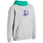 Dziecięca koszulka Under Armour UA B Rival FLC Graphics Hd Mod Gray Light Heather