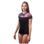 Damska koszulka Sensor Merino Impress (short sleeve)