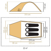 Namiot Coleman Tauri Connect X3