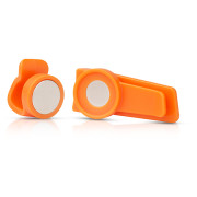Magnet na hadičku Source Magnetic clip pomarańczowy Orange