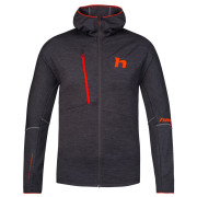 Bluza męska Hannah Niro Hoody czarny anthracite mel