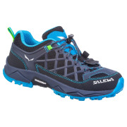 Buty dziecięce Salewa Jr Wildfire niebieski/jasnoniebieski Ombre Blue/Fluo Green