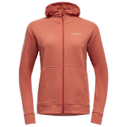 Bluza damska Devold Everyday Zip Hoodie Wmn pomarańczowy CORAL