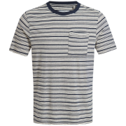 Koszulka męska Craghoppers Mollugo Short Sleeved T-Shirt biały/niebieski Blue Navy Stripe