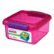 Pudełko na jedzenie Sistema Lunch Plus 1,2l różowy