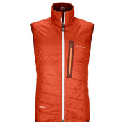 Kamizelka męska Ortovox Swisswool Piz Cartas Vest M pomarańczowy ClayOrange