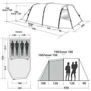 Namiot rodzinny Easy Camp Huntsville 400