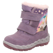 Dziecięce buty zimowe Superfit Icebird Lila/Rosa fioletowy Lila/Rosa