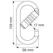 Karabinek Camp Oval Pro 3Lock