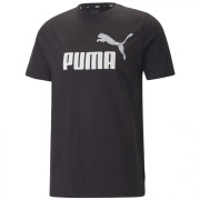 Koszulka męska Puma ESS+ 2 Col Logo Tee czarny Black
