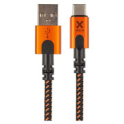 Kabel do ładowania i przesyłania danych Xtorm Xtreme USB to USB-C cable (1,5m) czarny Black/Orange
