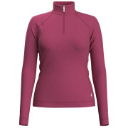 Damska koszulka Smartwool W Classic Thermal Merino BL 1/4 ZB 2022 różowy festive fuchsia heather