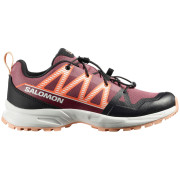 Buty dziecięce Salomon Outscape J Nocturne-White-Almond Cream bordowy Nocturne / White / Almond Cream
