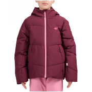 Dziecięca kurtka narciarska 4F Technical Jacket F1194 Burgundy bordowy Burgundy