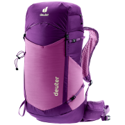 Damski plecak turystyczny Deuter Speed Lite Pro 28 SL różowy/fioletowy lotus-mystic