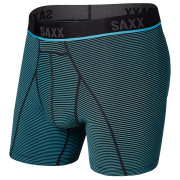 Bokserki Saxx Kinetic Light-Compression Mesh Bb niebieski cool blue mini stripe