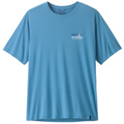 Koszulka męska Patagonia Men's Capilene Cool Daily Shirt - '73 Skyline niebieski Shore Blue - Light Shore Blue X-Dye