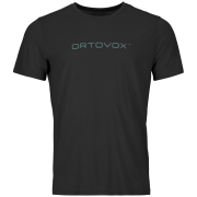 Koszulka męska Ortovox 150 Cool Brand T-shirt czarny Black Raven